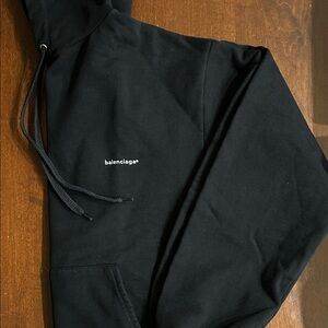 Balenciaga Black Hoodie Size Small woman’s
